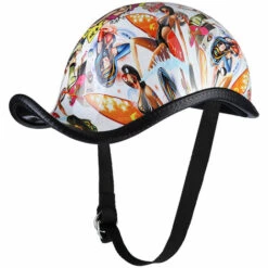 SUPERSELLER Demi-casque De Moto Avec Sangle De Dégagement Hommes Femmes Pour Le Cyclisme Moto - XL,Style 3 -Protection auditive et tête Soldes 2022 54450315 3