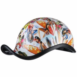 SUPERSELLER Demi-casque De Moto Avec Sangle De Dégagement Hommes Femmes Pour Le Cyclisme Moto - XL,Style 3 -Protection auditive et tête Soldes 2022 54450315 4