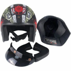 SUPERSELLER Masque Facial Casque Tactique Masksunglas Casques De Moto - Noir Brillant Et M -Protection auditive et tête Soldes 2022 54450582 5