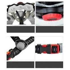 TANABATA Casque De Vélo VTT Ultra Léger, Réglable Vélo Sport Casque Vélo Pour La Route, Cyclisme,Montagne Moulage Intégré Hommes Femmes Casque D'équitation -Protection auditive et tête Soldes 2022 54480995 4