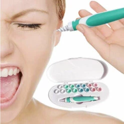 PERLE RARE Nettoyant Oreille - Appareil Reutilisable Avec Tige Souple En Silicone X15 - Nettoyeur Pour Oreilles Enfant, Adulte Et Chien - Bouchon De Cerumen Et Cire - Nettoyage Ear Wax Cleaner -Protection auditive et tête Soldes 2022 55029628 2