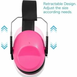 ALMI Casque Antibruit Enfant NRR 25dB / SNR 29dB Pliable Casques Anti Bruit à Réduction Oreille Défenseur Pour Dormir, Étudier, Voyager, Jouer, Travailler (Rose) -Protection auditive et tête Soldes 2022 55069825 4