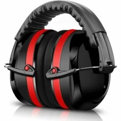 ALMI Casque Antibruit Adulte ECHTPower Protection Auditive Passif Enfant Défenseur Réduction Du Bruit Pliable Réglable SNR 35dB Avec Mousse Souple Pour Chasse, Tir, Bricolage, Étudier, Travaille