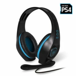 SPIRIT OF GAMER Casque Gaming Avec Microphone Pro-sh5 Pour PS4 Bleu Et Noir