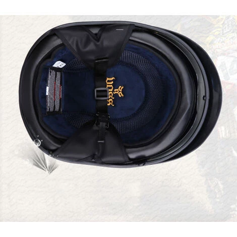 LIFCAUSAL Demi-casque De Moto Homologué DOT Bicycle Cruiser Hélicoptère Noir Mat L 5 LIFCAUSAL Demi-casque De Moto Homologué DOT Bicycle Cruiser Hélicoptère Noir Mat L – Image 3