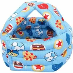 ILOVEMILAN Casque Bébé Infant Head Protector Toddler Chapeau De Protection Casque De Sécurité Réglable En Coton (Bleu) -Protection auditive et tête Soldes 2022 55278218 3