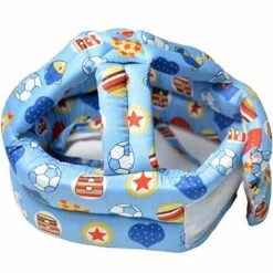 ILOVEMILAN Casque Bébé Infant Head Protector Toddler Chapeau De Protection Casque De Sécurité Réglable En Coton (Bleu) -Protection auditive et tête Soldes 2022 55278218 5
