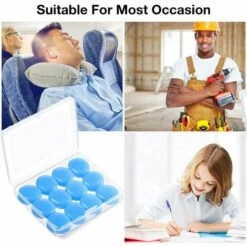 12 Pièces Bouchons D'oreille Triomphe Protecteurs Souples Bouchons D'oreille En Silicone Mastic Bouchons D'oreilles Moulables Pour Dormir, Natation, Concerts, Apprendre 10 12 Pièces Bouchons D'oreille Triomphe Protecteurs Souples Bouchons D'oreille En Silicone Mastic Bouchons D'oreilles Moulables Pour Dormir, Natation, Concerts, Apprendre -Protection auditive et tête Soldes 2022 55532809 4