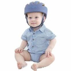 CADEAUX Casque De Sécurité Pour Bébé Casque De Protection Pour Enfant En Bas âge Casque De Sécurité Pour Enfant (gris) -Protection auditive et tête Soldes 2022 55761996 4