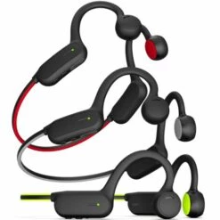 GroupM Écouteurs Bluetooth Intra-auriculaires à Conduction Osseuse 5.0 étanches (noir) -Protection auditive et tête Soldes 2022 56706600 3