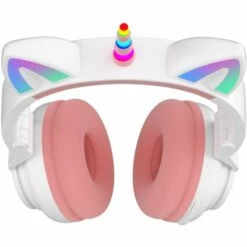 GroupM Oreilles De Chat De Dessin Animé Mignon Brillant Subwoofer Sans Fil Licorne Casque Bluetooth Casque (rose Blanc) 8 GroupM Oreilles De Chat De Dessin Animé Mignon Brillant Subwoofer Sans Fil Licorne Casque Bluetooth Casque (rose Blanc) -Protection auditive et tête Soldes 2022 56706737 3