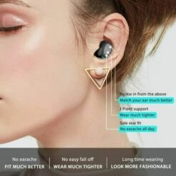 GroupM Casque Sans Fil Bluetooth 5.0 à Suppression De Bruit Avec écran LED à Commande Tactile Et Boîtier De Charge étanche IPX4 (bleu Ciel) -Protection auditive et tête Soldes 2022 56706822 4