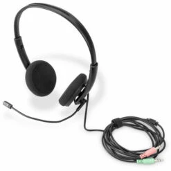 DIGITUS Casque Arceau Stéréo Av. Réduction De Bruit 3,5mm (DA-12202)