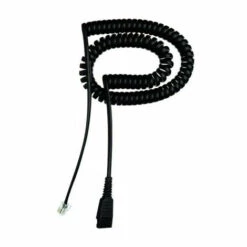 DACOMEX Cable Extensible Pour Casque Tel. RJ-9 / Qd - 3M (291003)