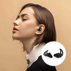 STARLIGHT Bouchons D'oreille Pour Dormir, SL.GT 2 Paires Bouchons D'Oreilles Réutilisables En Silicone Bouchon D'Oreille Anti-Bruit Boules Quies Pour Dormir Ronfler,Noir+Gris 10 STARLIGHT Bouchons D'oreille Pour Dormir, SL.GT 2 Paires Bouchons D'Oreilles Réutilisables En Silicone Bouchon D'Oreille Anti-Bruit Boules Quies Pour Dormir Ronfler,Noir+Gris -Protection auditive et tête Soldes 2022 58427679 4