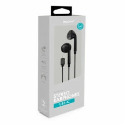 MOOOV Ecouteurs Intra Auriculaire USB-C 1,2 M - Noirs - Noir -Protection auditive et tête Soldes 2022 58689208 4