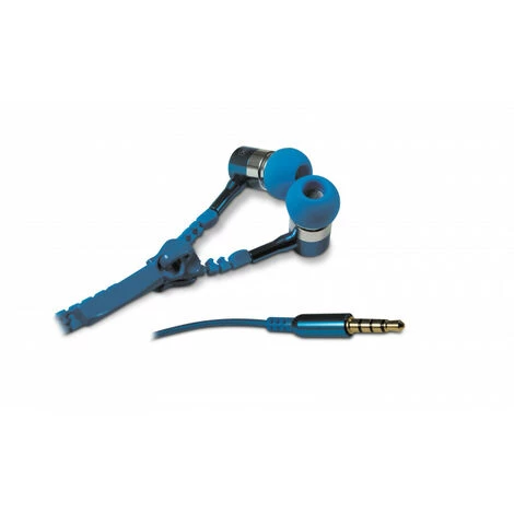 METRONIC Ecouteurs Intra Auriculaire Avec Micro Et Zip Anti-nœuds 1,2 M - Bleu - Bleu 3 METRONIC Ecouteurs Intra Auriculaire Avec Micro Et Zip Anti-nœuds 1,2 M - Bleu - Bleu