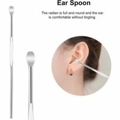 KARTOKNER Kit De Retrait De Cérumen Pour Oreille, Ensemble D'outils De Nettoyage De Cire D'oreille En Acier Inoxydable Avec Sac De Rangement, 10 Pièces Outil De Nettoyage D'oreille Pour Enfants Adulte,le Noir 11 KARTOKNER Kit De Retrait De Cérumen Pour Oreille, Ensemble D'outils De Nettoyage De Cire D'oreille En Acier Inoxydable Avec Sac De Rangement, 10 Pièces Outil De Nettoyage D'oreille Pour Enfants Adulte,le Noir -Protection auditive et tête Soldes 2022 58748751 5