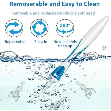 KARTOKNER Nettoyant Oreille,Silicone Spirale Nettoyant Oreilles Avec 16 Têtes De Remplacement,Spirale Cire D'Oreille Nettoyeur,Spirale Kit D'Enlèvement De Cire D'Oreille,pour Enfants Et Adultes 7 KARTOKNER Nettoyant Oreille,Silicone Spirale Nettoyant Oreilles Avec 16 Têtes De Remplacement,Spirale Cire D'Oreille Nettoyeur,Spirale Kit D'Enlèvement De Cire D'Oreille,pour Enfants Et Adultes – Image 5