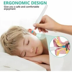 KARTOKNER Nettoyeur D'Oreilles, Nettoyeur Oreille, Kit De Nettoyage Oreille 16 En 1, Nettoyeur Oreilles Lavable Et RÉUtilisable Pour Un Nettoyage En Profondeur, Massage Des Oreilles 8 KARTOKNER Nettoyeur D'Oreilles, Nettoyeur Oreille, Kit De Nettoyage Oreille 16 En 1, Nettoyeur Oreilles Lavable Et RÉUtilisable Pour Un Nettoyage En Profondeur, Massage Des Oreilles -Protection auditive et tête Soldes 2022 58749197 2