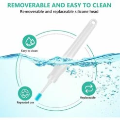 KARTOKNER Nettoyeur D'Oreilles, Nettoyeur Oreille, Kit De Nettoyage Oreille 16 En 1, Nettoyeur Oreilles Lavable Et RÉUtilisable Pour Un Nettoyage En Profondeur, Massage Des Oreilles 9 KARTOKNER Nettoyeur D'Oreilles, Nettoyeur Oreille, Kit De Nettoyage Oreille 16 En 1, Nettoyeur Oreilles Lavable Et RÉUtilisable Pour Un Nettoyage En Profondeur, Massage Des Oreilles -Protection auditive et tête Soldes 2022 58749197 3