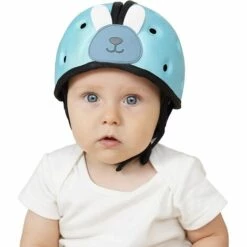 CATHERINE Casque Bébé Anti Choc Casque De Protection Sécurité Bébé - Réglable Protection De La Tête Contre Les Chocs Casque Pour Enfant Sécurité Chapeau Anti-collision (Bleu)