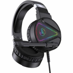 ZHUOXUAN Casque De Jeu Sur Ordinateur Monté Sur La Tête Casque De Jeu Filaire Casque Antibruit Stéréo Surround Avec Microphone Lumière LED Pour Ordinateur De Bureau