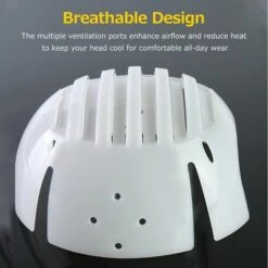 HAPPYSHOPPING Casque De Sécurité Casque De Protection Doublure De Casquette Doublure De Casquette De Protection En PE Coque De Casquette Résistante Aux Chocs Casquette De Sécurité Casque De Baseball Casquette Universelle -Protection auditive et tête Soldes 2022 59587465 4
