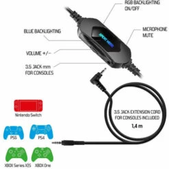 Casque Filaire Gaming Spirit Of Gamer XpertH600 RVB Noir 9 Casque Filaire Gaming Spirit Of Gamer XpertH600 RVB Noir -Protection auditive et tête Soldes 2022 59686116 3