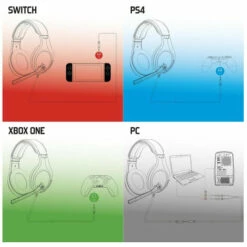 Casque Gaming Filaire Spirit Of Gamer Elite H20 Noir Et Bleu -Protection auditive et tête Soldes 2022 59690603 3