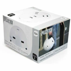 DARPEJE FUNBEE - Casque Bol Adulte - Blanc (m 54-58) -Protection auditive et tête Soldes 2022 59803030 4