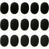 GALOZZOIT Casque à Revers, Bonnettes De Microphone, Couvercles De Microphone En Mousse, Taille Mini, 15 Pièces