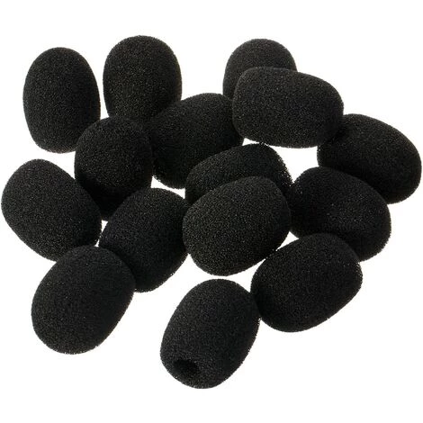 GALOZZOIT Casque à Revers, Bonnettes De Microphone, Couvercles De Microphone En Mousse, Taille Mini, 15 Pièces 7 GALOZZOIT Casque à Revers, Bonnettes De Microphone, Couvercles De Microphone En Mousse, Taille Mini, 15 Pièces – Image 5