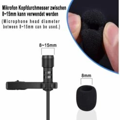 GALOZZOIT 24 Pièces Housse De Protection En Mousse Pour Microphone Housse De Microphone En Mousse Écran Pop Microphone Pare-Brise Casque Protection De Microphone Housse De Microphone En Mousse, Taille Mini, Noir -Protection auditive et tête Soldes 2022 59853404 4