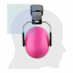 DECKON Casque Antibruit Rose - Protection Sécurité Auditive Réduction De Bruit, Adapté Pour Enfant Et Adulte Pour Stand De Tir, Chasse, Travail Du Bois Et Tonte -Protection auditive et tête Soldes 2022 59868060 5