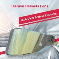 Outillage Moto Résistant Aux UV Vison Casques Lentille Mode Haute Clair Visière Pare-brise Housse De Protection Remplacement Pour NFR/NX - Or LangRay -Protection auditive et tête Soldes 2022 60133773 3