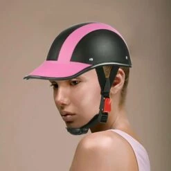 Outillage Casque De Moto Style Casquette De Baseball Demi-visage Avec Pare-soleil - Le Noir LangRay 10 Outillage Casque De Moto Style Casquette De Baseball Demi-visage Avec Pare-soleil - Le Noir LangRay -Protection auditive et tête Soldes 2022 60136525 4