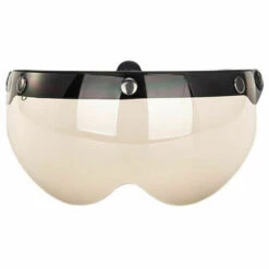 Outillage Visière De Casque De Moto Universelle Coupe-vent à 3 Boutons-pression Avant Visière Rabattable Lentille De Pare-vent Pour Lunettes De Soleil De Casque De Moto - Thé Peu Profond LangRay
