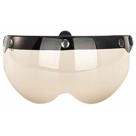 Outillage Visière De Casque De Moto Universelle Coupe-vent à 3 Boutons-pression Avant Visière Rabattable Lentille De Pare-vent Pour Lunettes De Soleil De Casque De Moto - Thé Peu Profond LangRay 3 Outillage Visière De Casque De Moto Universelle Coupe-vent à 3 Boutons-pression Avant Visière Rabattable Lentille De Pare-vent Pour Lunettes De Soleil De Casque De Moto - Thé Peu Profond LangRay