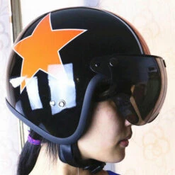 Outillage Visière De Casque De Moto Universelle Coupe-vent à 3 Boutons-pression Avant Visière Rabattable Lentille De Pare-vent Pour Lunettes De Soleil De Casque De Moto - Thé Peu Profond LangRay 10 Outillage Visière De Casque De Moto Universelle Coupe-vent à 3 Boutons-pression Avant Visière Rabattable Lentille De Pare-vent Pour Lunettes De Soleil De Casque De Moto - Thé Peu Profond LangRay -Protection auditive et tête Soldes 2022 60136800 4