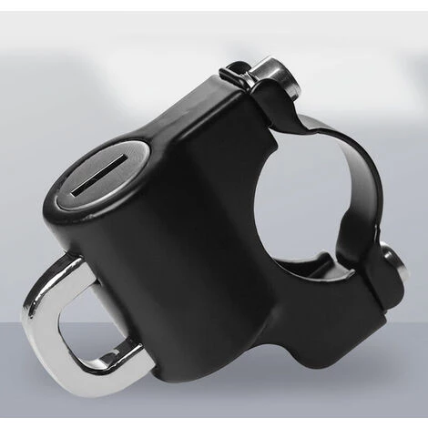 LITZEE Serrure De Casque De Moto Antivol Serrure Multifonction Fixe Batterie Générale Guidon De Voiture électrique Serrure De Casque Antivol Serrure De Casque - Le Noir Casques 4 LITZEE Serrure De Casque De Moto Antivol Serrure Multifonction Fixe Batterie Générale Guidon De Voiture électrique Serrure De Casque Antivol Serrure De Casque - Le Noir Casques – Image 2