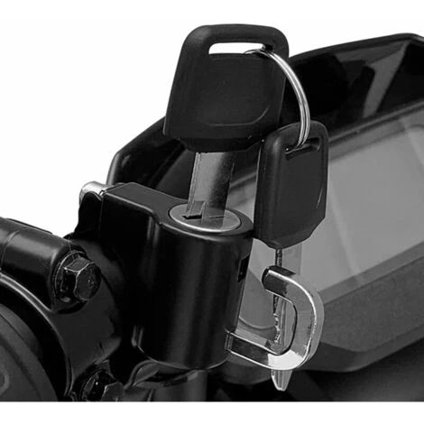 LITZEE Serrure De Casque De Moto Antivol Serrure Multifonction Fixe Batterie Générale Guidon De Voiture électrique Serrure De Casque Antivol Serrure De Casque - Le Noir Casques 6 LITZEE Serrure De Casque De Moto Antivol Serrure Multifonction Fixe Batterie Générale Guidon De Voiture électrique Serrure De Casque Antivol Serrure De Casque - Le Noir Casques – Image 4