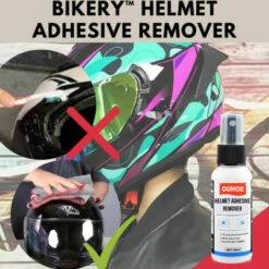LITZEE OUHOE Casque Adhésif Remover Moto Casque Clearing Agent De Polissage - 50ml Casques -Protection auditive et tête Soldes 2022 60166374 5