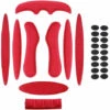 SUPERSELLER Ensemble De Remplacement De Coussinets En Mousse Pour Casque Universel Doublure En éponge Pour Casque - Rouge
