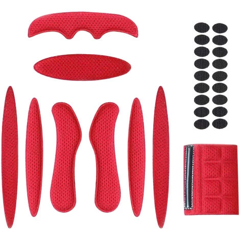 SUPERSELLER Ensemble De Remplacement De Coussinets En Mousse Pour Casque Universel Doublure En éponge Pour Casque - Rouge 4 SUPERSELLER Ensemble De Remplacement De Coussinets En Mousse Pour Casque Universel Doublure En éponge Pour Casque - Rouge – Image 2