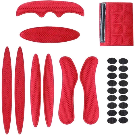 SUPERSELLER Ensemble De Remplacement De Coussinets En Mousse Pour Casque Universel Doublure En éponge Pour Casque - Rouge 5 SUPERSELLER Ensemble De Remplacement De Coussinets En Mousse Pour Casque Universel Doublure En éponge Pour Casque - Rouge – Image 3
