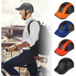 SUPERSELLER Sports De Plein Air Cyclisme Casque De Sécurité Casquette De Baseball Chapeau Pour Moto Vélo Scooter - Le Noir -Protection auditive et tête Soldes 2022 60864133 3