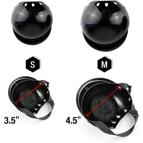 LYCXAMES Casque Pour Animaux De Compagnie Pour Chiens Casque De Moto Pour Chien Réglable Casquette De Casque De Vélo Pour Chats/Petits Chiens - Noir-M 7 LYCXAMES Casque Pour Animaux De Compagnie Pour Chiens Casque De Moto Pour Chien Réglable Casquette De Casque De Vélo Pour Chats/Petits Chiens - Noir-M – Image 5