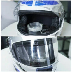 LITZEE Casque Clair Anti-buée Patch Film Casque De Moto Lentille Résistant Au Brouillard Résistant à La Pluie Films Résistants à La Pluie - Anti-buée Casques -Protection auditive et tête Soldes 2022 61105810 5