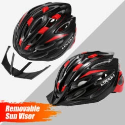 Lixada 24 Vents Ultralight Moulé Intégralement EPS Casque De Cyclisme Sport Avec Doublure Pad VTT Vélo Unisexe Casque Réglable - Blanc Noir -Protection auditive et tête Soldes 2022 61129147 5